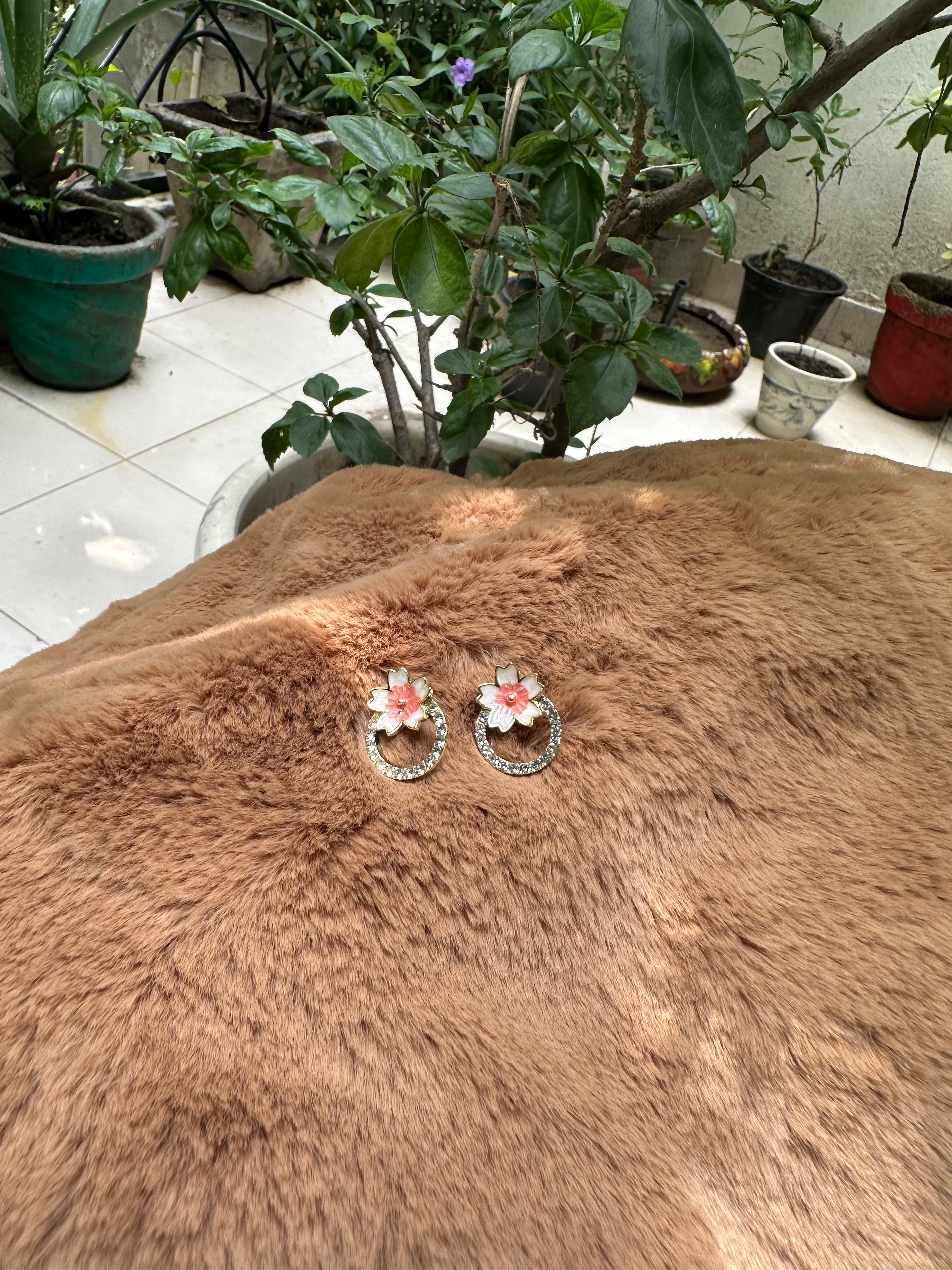 Flower with a Twist Earrings