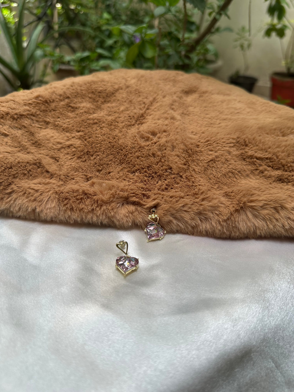 Crystal Hearts Earrings