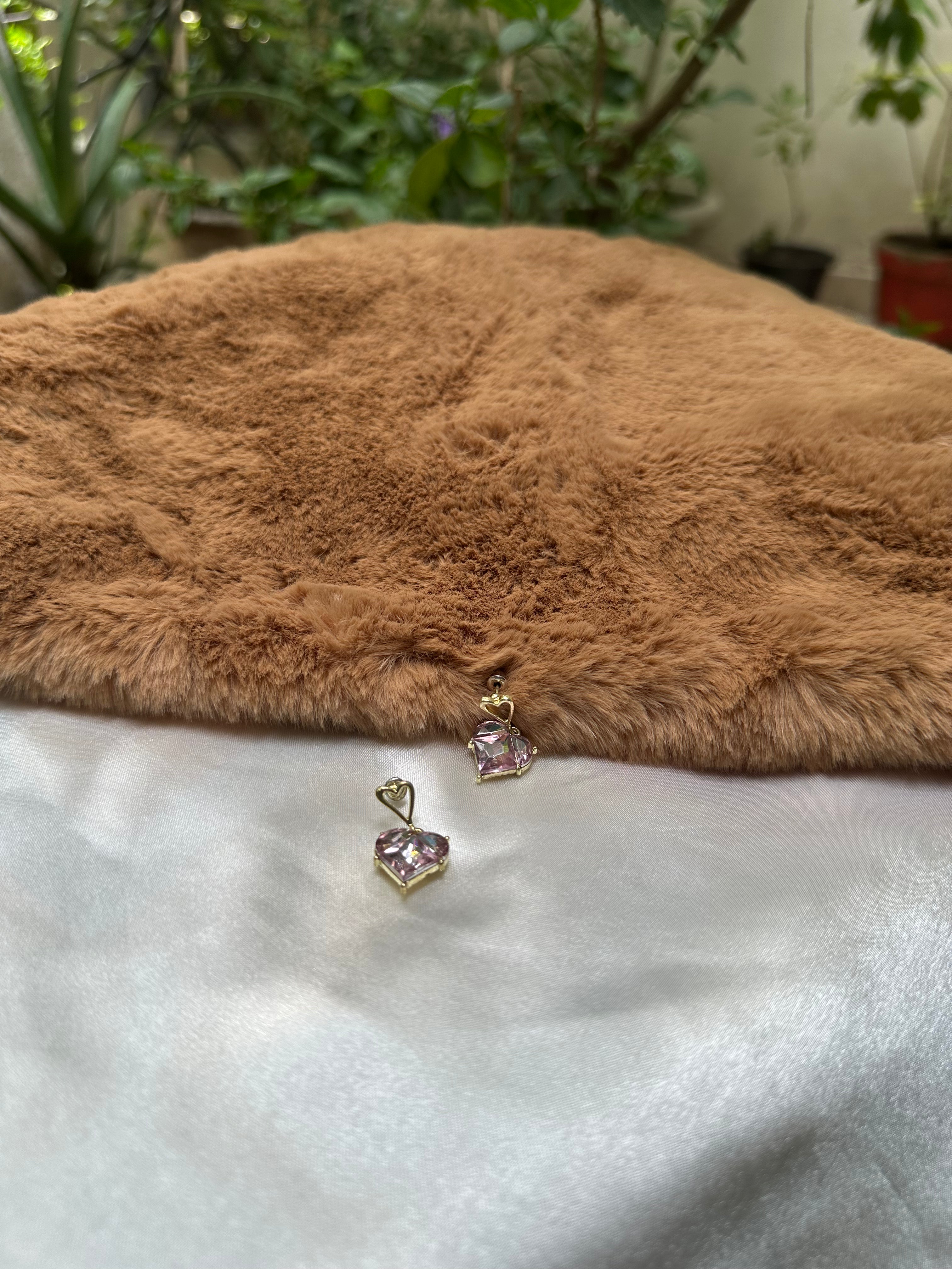 Crystal Hearts Earrings