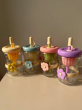Flower Glass Sipper