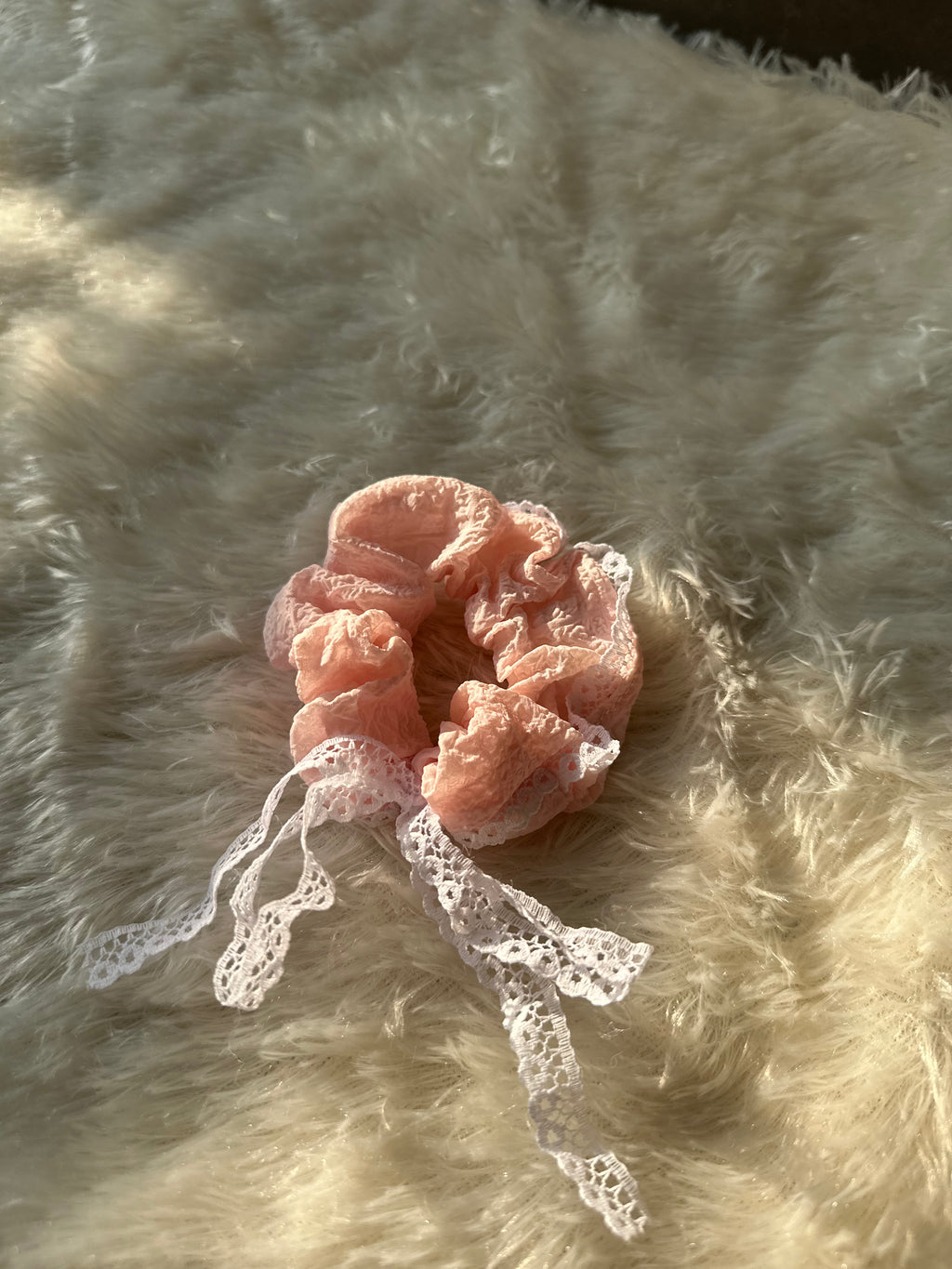 Lace Tie Scrunchie