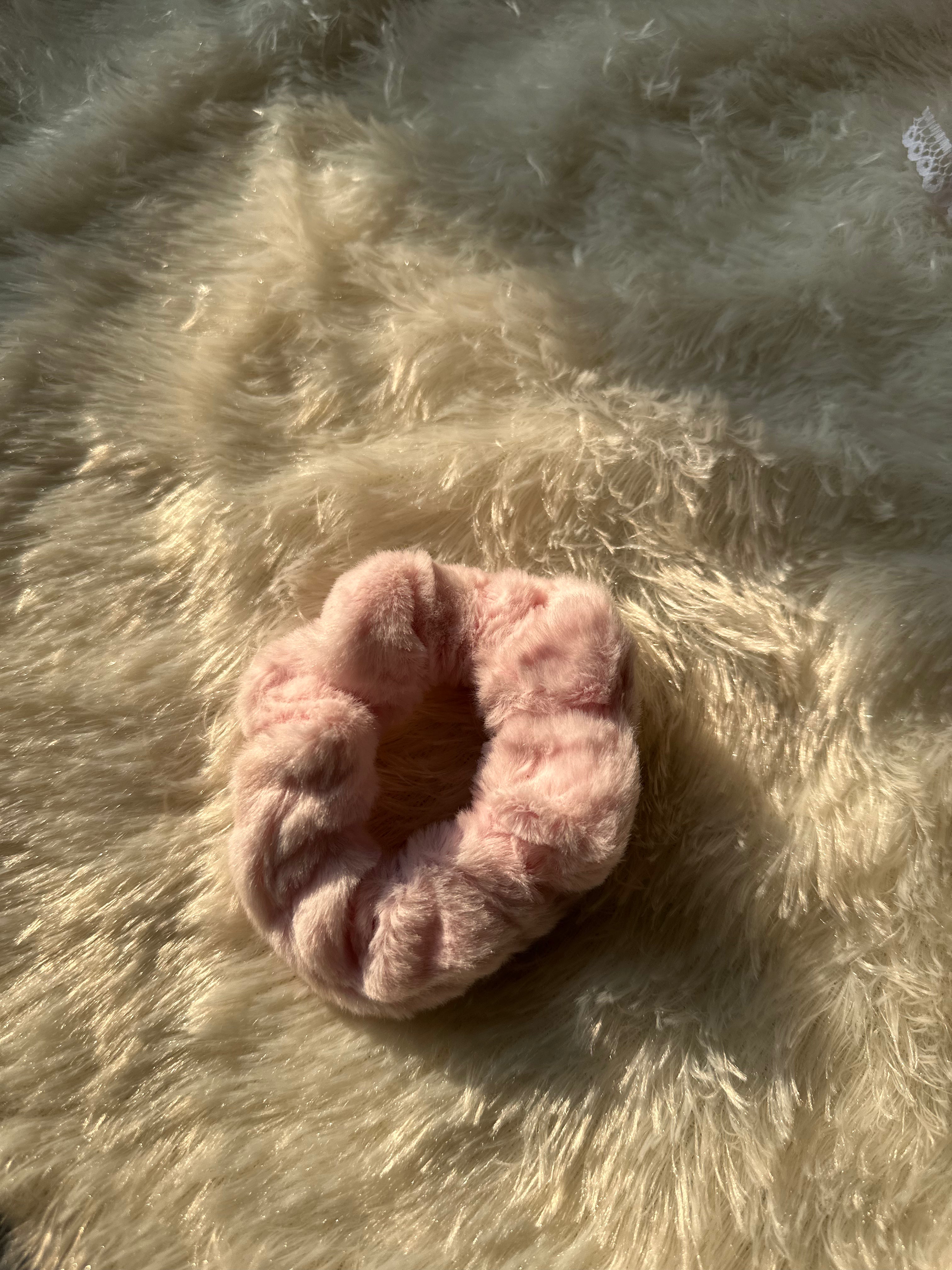 Fur Scrunchie