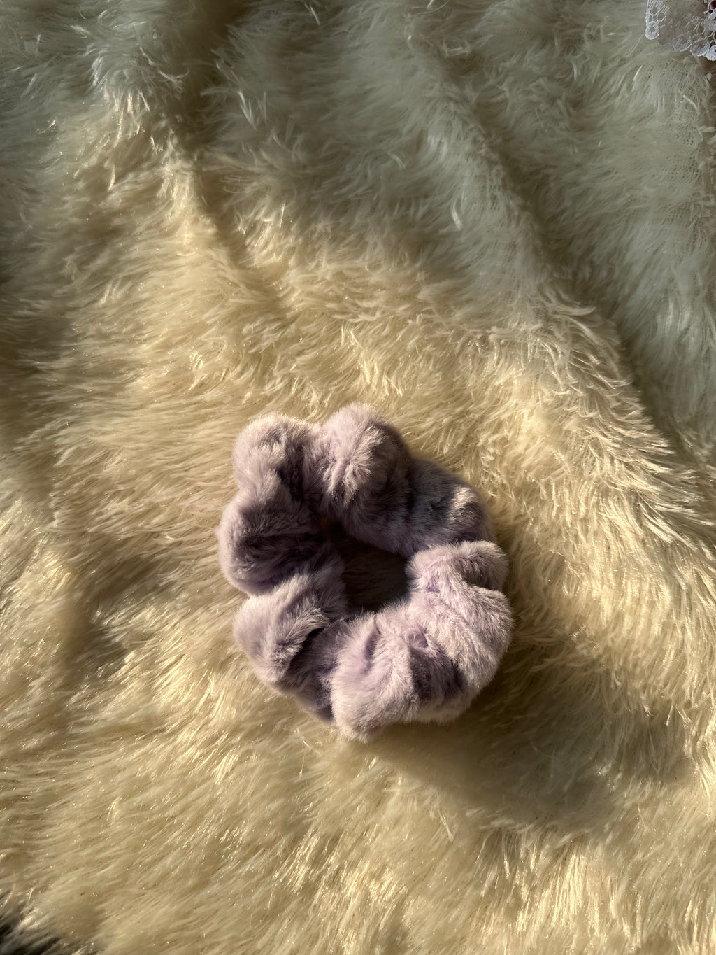 Fur Scrunchie