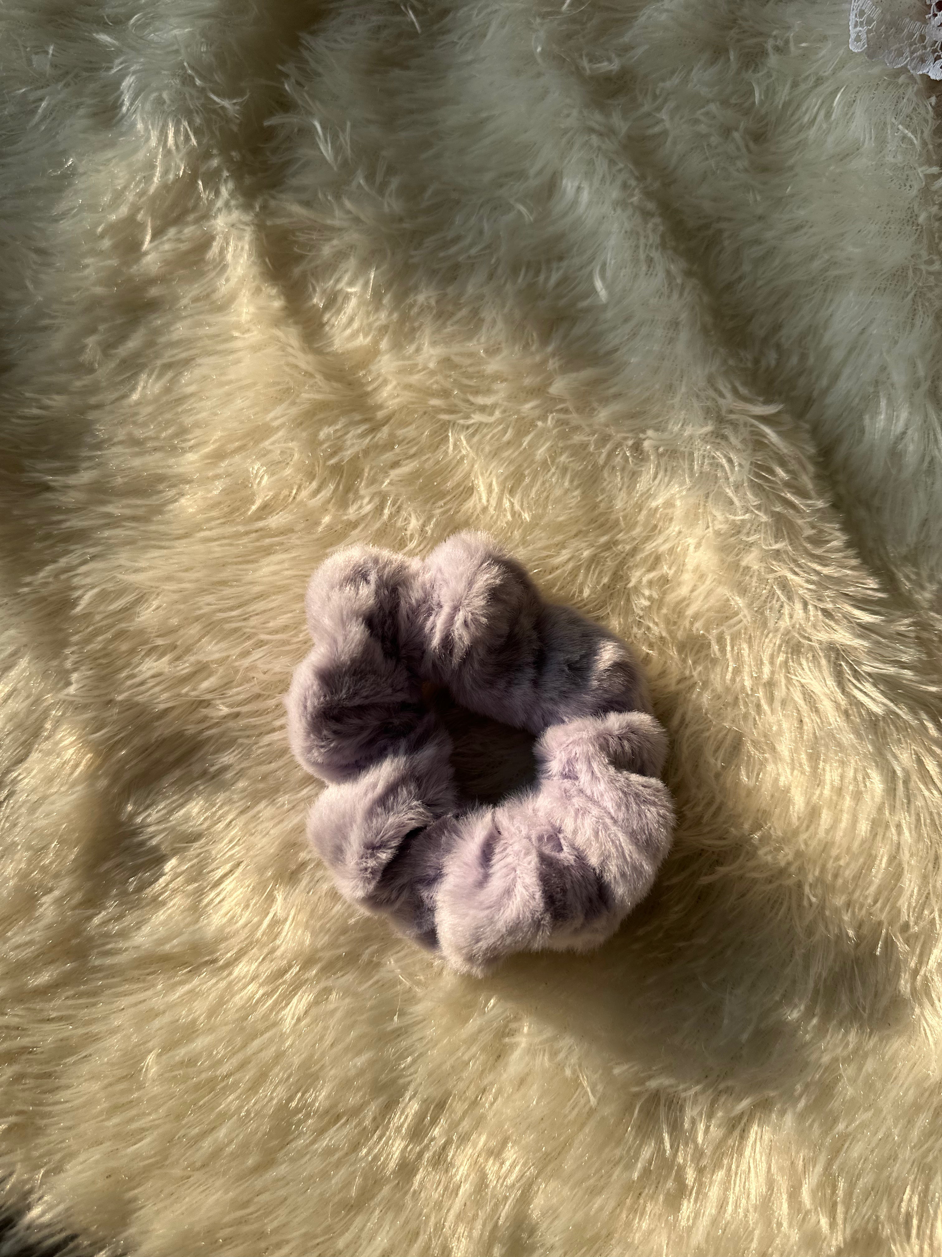 Fur Scrunchie