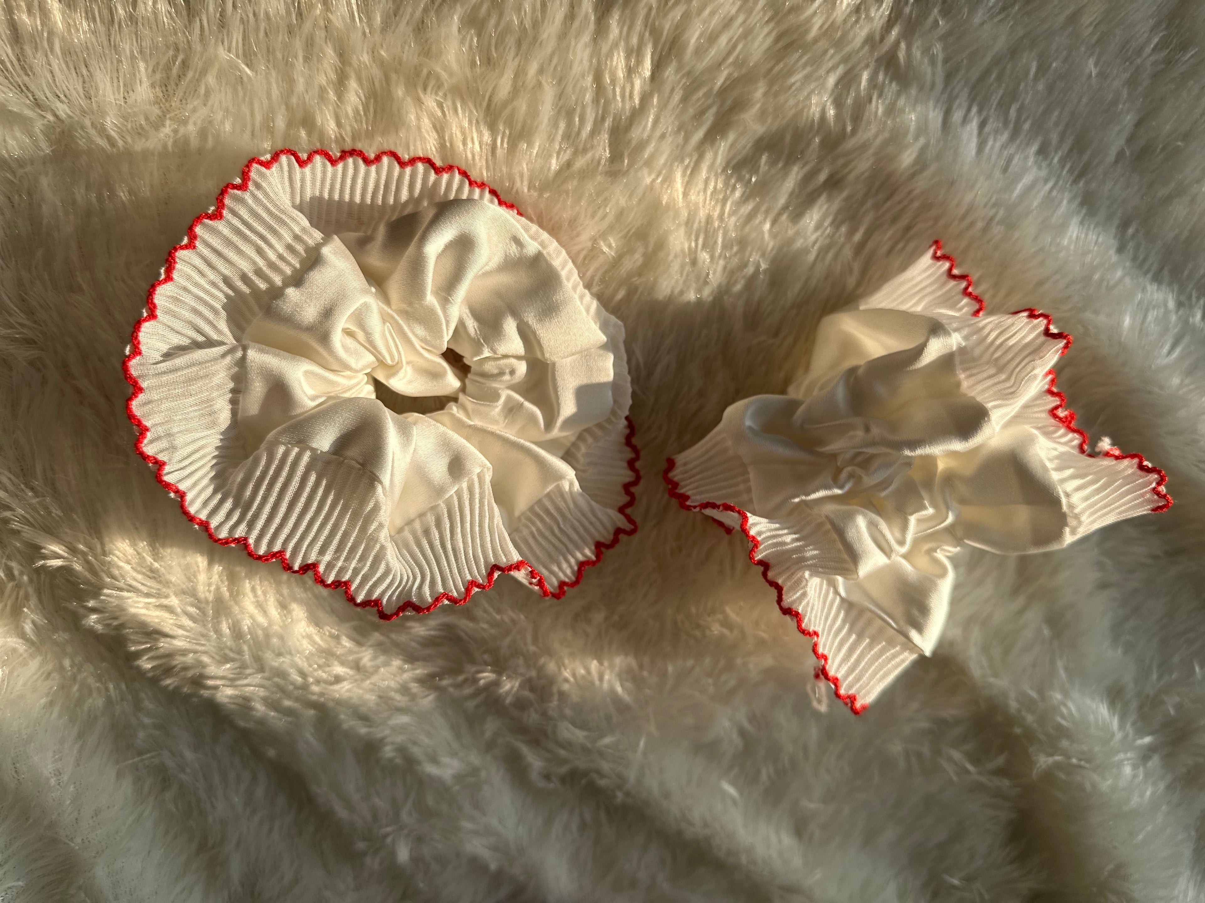 Cherry Tip Scrunchie