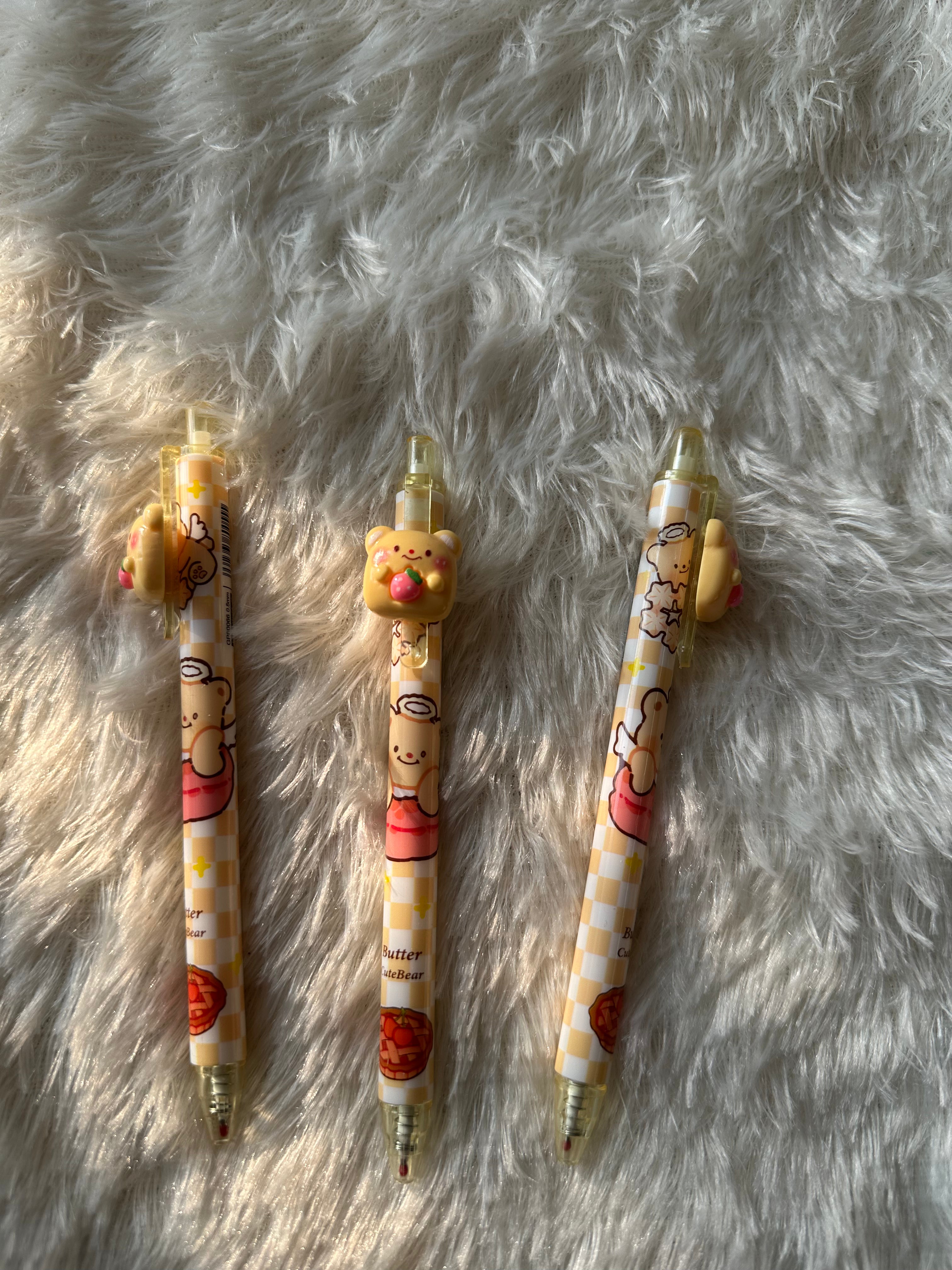 Butter Bear Cute Gel Pen
