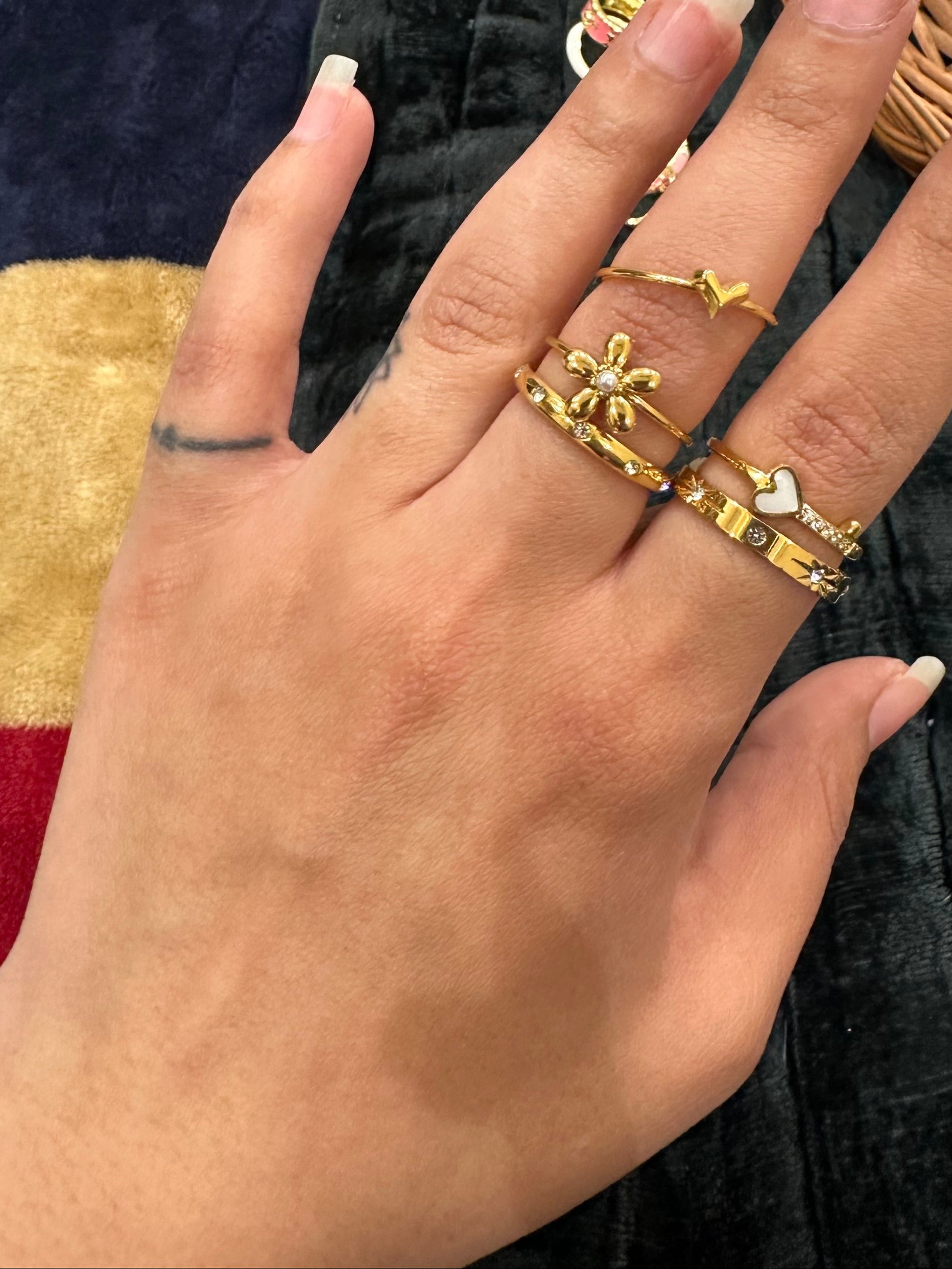 Golden Anti-tarnish Ring