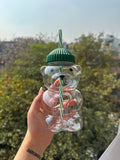 Teddy Bear Cup with Straw (PRE-ORDER ONLY)